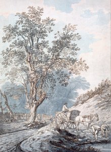 Karren und Pferd, 18. Jahrhundert von Joseph Constantine Stadler