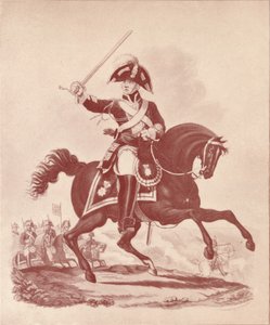 Offizier, 2. Regiment Life Guards Waterloo Periode, 1812-1815, 1909 von Joseph Constantine Stadler