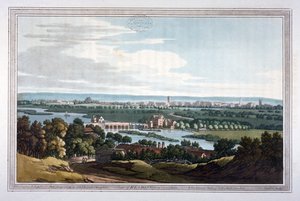 Blick auf Reading von Caversham, Berkshire, 1793