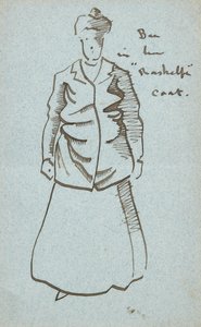 Tante Bee in ihrem Rashelfe-Mantel von Joseph Crawhall