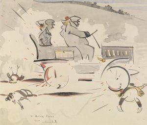 Der Straßenrowdy von Joseph Crawhall