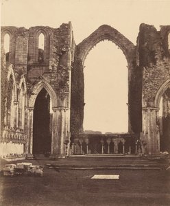 Fountains Abbey. Die Kapelle der Neun Altäre, Innenansicht, 1850er Jahre von Joseph Cundall