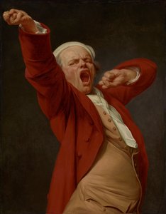 Selbstporträt, gähnend, um 1783 von Joseph Ducreux