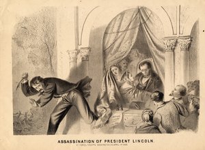 Die Ermordung von Präsident Lincoln, 1865
