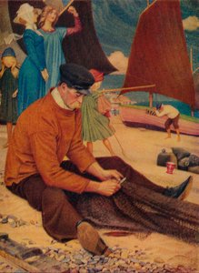 Der Strand, 1910 von Joseph Edward Southall