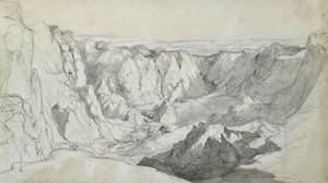 Carclase-Zinnmine in Cornwall, ca. 1810 von Joseph Farington
