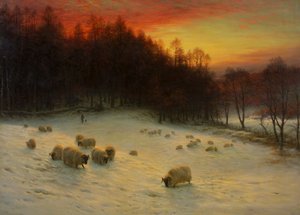 Wenn der Westen im Abendglanz erstrahlt, ausgestellt 1910 von Joseph Farquharson
