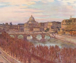 Rom: Blick auf Rom vom Primoli-Palast von Joseph Felix Bouchor