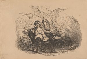 Die Personifikation von Malerei und Musik