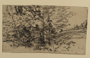 Studie von Bäumen, 1870
