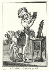 Ergänzung der verlorenen Grazien (Stich) von Joseph Franz von (after) Goez