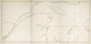 Karte des Golfs und Flusses St. Lawrence, ca. 1778