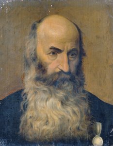 Studienkopf eines bärtigen Mannes II