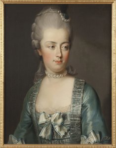 Porträt von Erzherzogin Marie Antoinette von Österreich (1755-1793), Königin der Franzosen von Joseph Hickel
