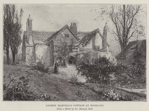 Andrew Marvells Cottage in Highgate