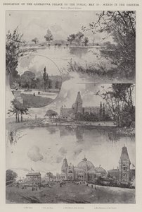 Widmung des Alexandra Palace an die Öffentlichkeit, 18. Mai, Szenen auf dem Gelände von Joseph Holland Tringham