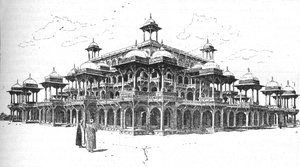 Das Mausoleum von Akbar, Agra