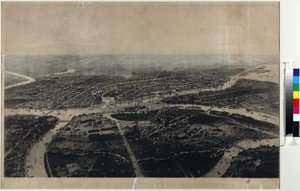 Panorama von St. Petersburg und Umgebung aus der Vogelperspektive von Joseph Jossifovich Charlemagne