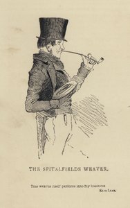 Kenny Meadows: Der Weber von Spitalfields von Joseph Kenny (after) Meadows