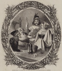 Weihnachtssport in alten Zeiten, die Dienerhalle