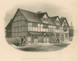 Shakespeares Haus, restauriert 1864