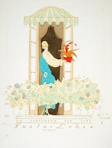 Werbung für Gustav Lohse, Berlin, aus Styl, veröffentlicht 1922 (Pochoir-Druck) von Joseph Lambert also Wiertz Wiertz