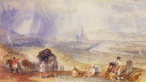 Eine entfernte Ansicht, Rouen, ca. 1834