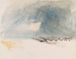 Ein Regenschauer über Wasser, traditionell genannt Vierwaldstättersee von Joseph Mallord William Turner