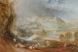 Arundel Castle und Stadt, ca. 1824 von Joseph Mallord William Turner