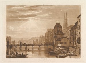 Basel Liber Studiorum, Teil I, Platte 5, 11. Juni 1807 von Joseph Mallord William Turner