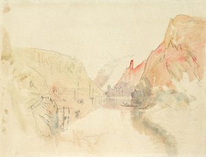Burg Traben-Trarbach an der Mosel, ca. 1844