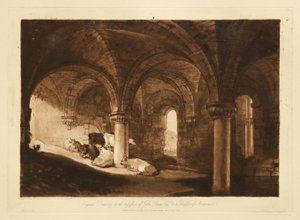 Krypta der Kirkstall Abbey von Joseph Mallord William Turner