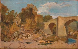 Devonshire-Brücke mit Hütte, 1813