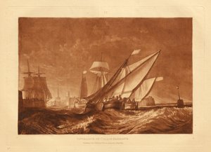Eingang zum Hafen von Calais von Joseph Mallord William Turner