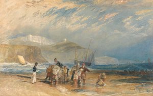 Folkestone Hafen und Küste nach Dover von Joseph Mallord William Turner