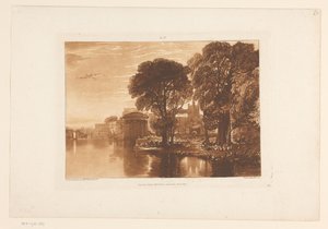 Ansicht von Isleworth von der Themse aus