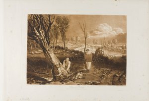 Hecken und Gräben, Platte 47 aus Liber Studiorum von Joseph Mallord William Turner
