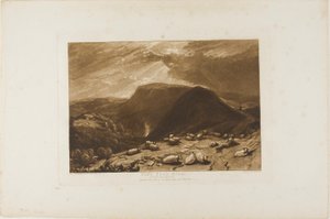 Hind Head Hill, Platte 25 aus Liber Studiorum