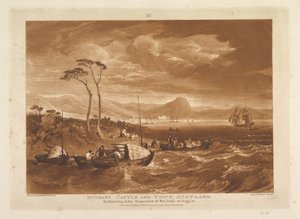 Inverary Castle und Stadt, Schottland Liber Studiorum, Teil XIII, Platte 65, 1. Januar 1816 von Joseph Mallord William Turner