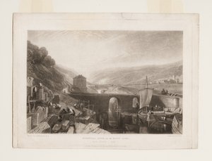 Kirkstall Schleuse am Fluss Aire
