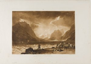 Thunersee, Tafel 15 aus Liber Studiorum