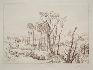 Liber Studiorum: Crowhurst, Sussex von Joseph Mallord William Turner