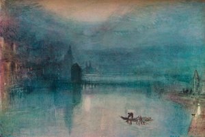 Luzern - Abend, um 1842 von Joseph Mallord William Turner