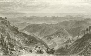 Mussooree und der Dhoon, von Landour von Joseph Mallord William Turner