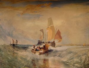 Jetzt für den Maler Seil Passagiere gehen an Bord, 1827, 1938 von Joseph Mallord William Turner