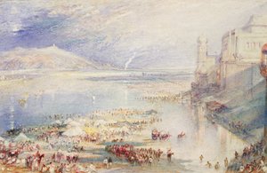 Teil des Ghaut in Hurdwar von Joseph Mallord William Turner