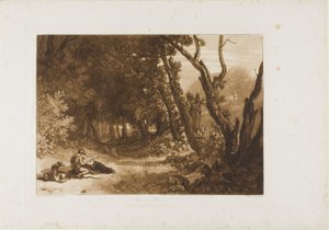 Procris und Cephalus, Platte 41 aus Liber Studiorum