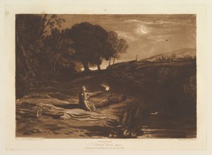 Rispah, 2. Buch Samuel, Kapitel 21 Liber Studiorum, Teil IX, Tafel 46, 23. April 1812 von Joseph Mallord William Turner