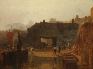 Saltash mit der Wasserfähre, Cornwall, 1811