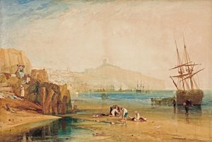 Scarborough, Morgen, Jungen fangen Krabben, ca. 1810 von Joseph Mallord William Turner